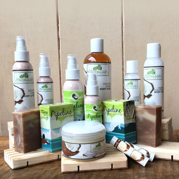 Hawaiian Coconut oil skincare collection | Hawaiian Bath & Body