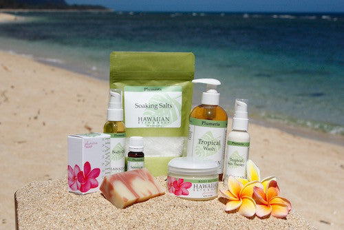 Plumeria scented soaps and skincare - Hawaiian Bath & Body®