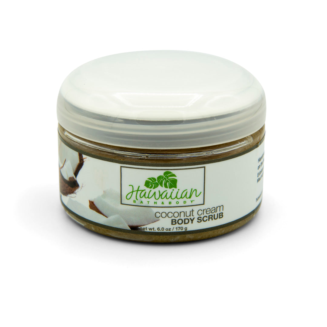 Hawaiian Coconut Sea Salt Scrub with Organic and Local Ingredients