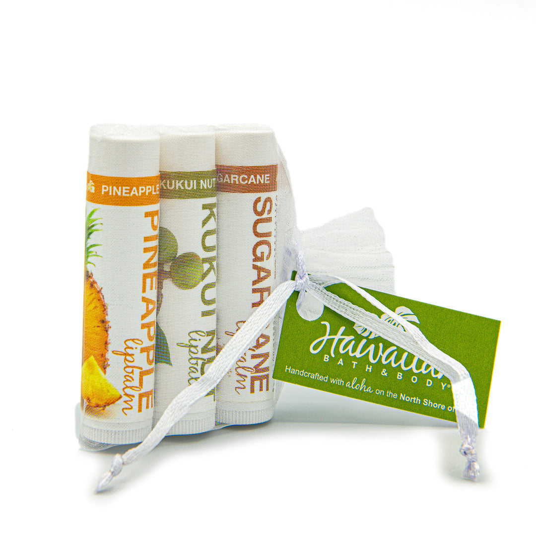 Natural Lip Balms Trio Gift Set - Hawaiian Bath & Body®