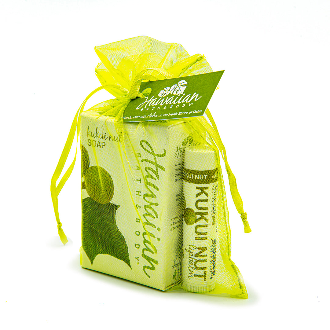 Natural Lip Balm & Bar Soap Gift Set - Hawaiian Bath & Body®