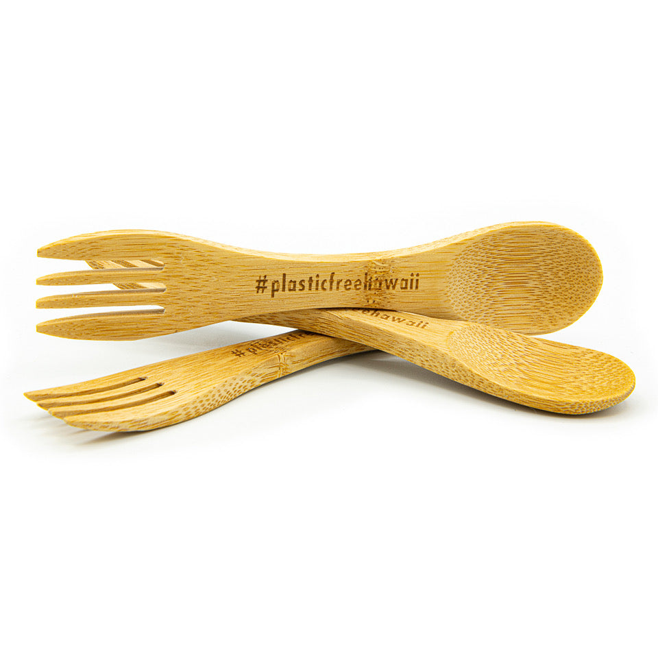 3 bamboo sporks - Hawaiian Bath & Body®
