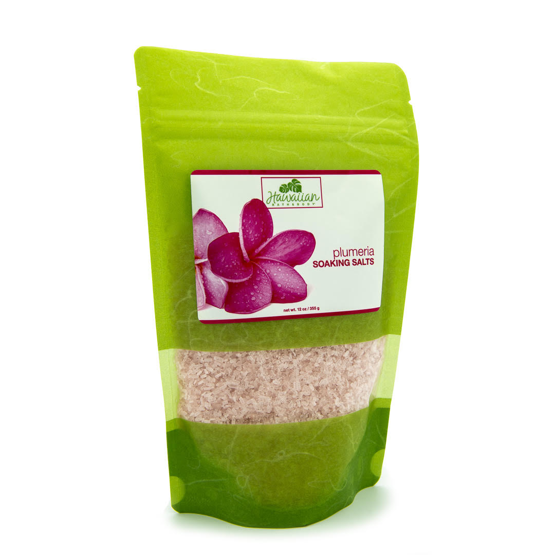 Hawaiian Plumeria Soaking Salts - Hawaiian Bath & Body®