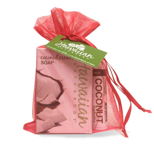 Natural Lip Balm & Bar Soap Gift Set - Hawaiian Bath & Body®