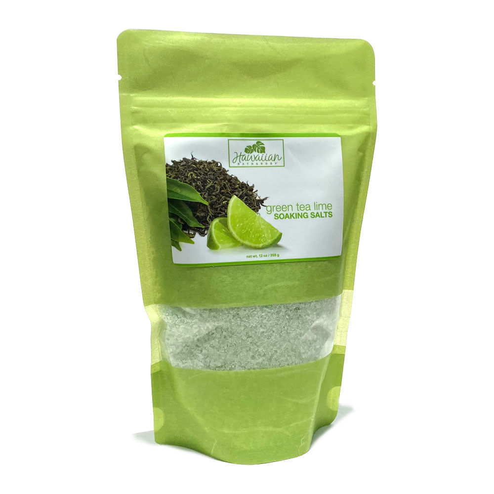 Green Tea Lime Soaking Salts - Hawaiian Bath & Body®