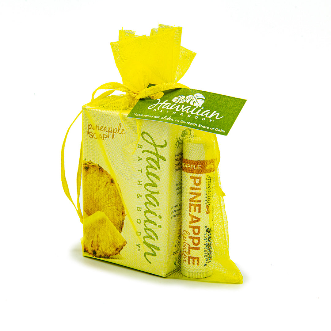 Natural Lip Balm & Bar Soap Gift Set - Hawaiian Bath & Body®