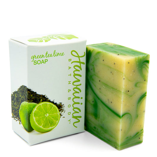 Green Tea Lime Natural Soap - Hawaiian Bath & Body®