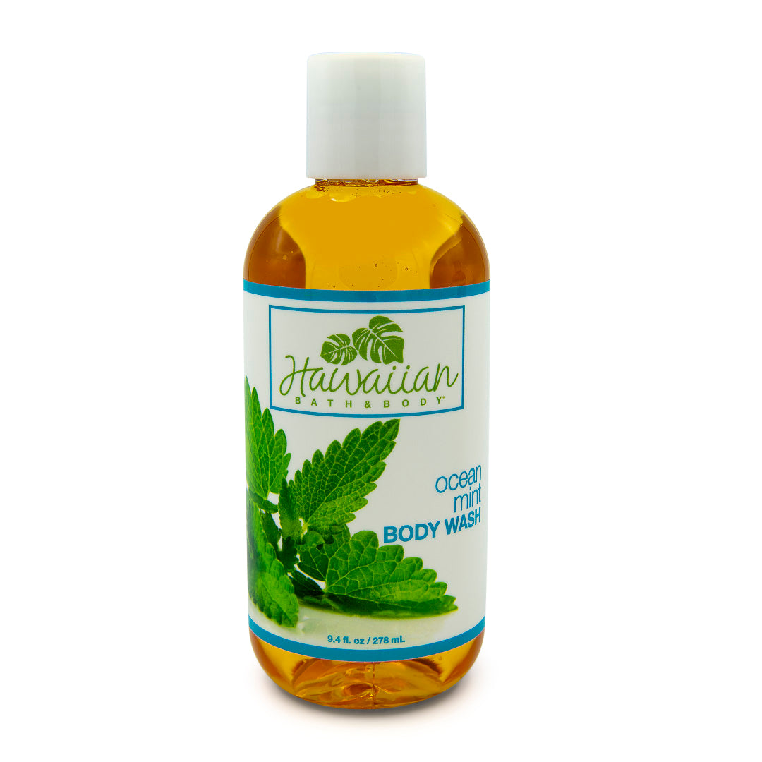 Ocean Mint Natural Tropical Body Wash - Hawaiian Bath & Body®