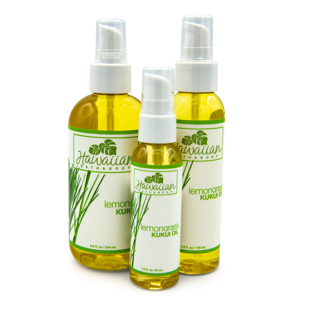 Lemongrass Kukui Nut Oil - Hawaiian Bath & Body®