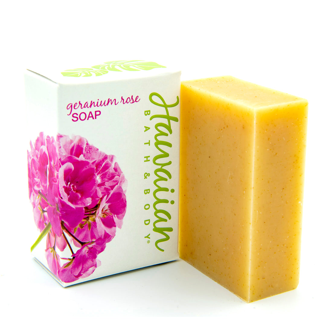 Geranium Rose Natural Soap - Hawaiian Bath & Body®